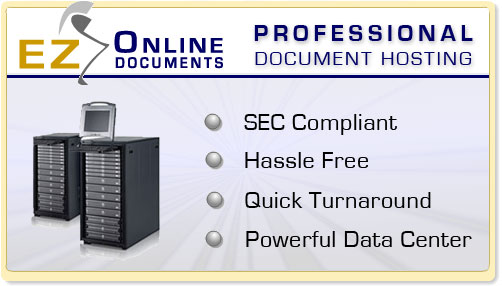 EZOnlineDocuments Professional Document Hosting