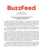 Click here to view BuzzFeed, Inc. Supplement to Proxy Statement