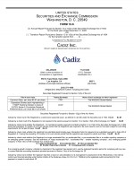 Click here to view Cadiz Inc. 2025 Form 10-K