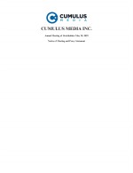 Click here to view Cumulus Media Inc. 2025 Proxy Statement