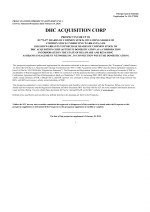 Click here to view DHC Acquisition Corp. Supplement to Proxy Statement