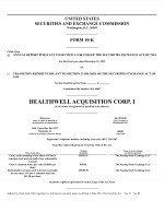 Click here to view Healthwell Acquisition Corp. I 2022 Form 10-K