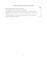 Index to Consolidated Financial Statements
