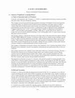 - Notes to Consolidated Financial Statements