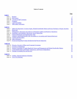 Table of Contents