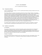 - Notes to Consolidated Financial Statements
