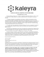 Click here to view Kaleyra, Inc. 2023 Special Meeting Proxy Statement