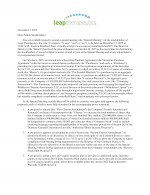 Click here to view Cypherpunk Technologies Inc. (formerly Leap Therapeutics, Inc.) 2025 Special Meeting Proxy Statement