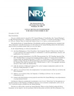 Click here to view NRx Pharmaceuticals, Inc. 2023 Proxy Statement
