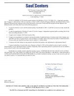 Click here to view Saul Centers, Inc. 2024 Proxy Statement
